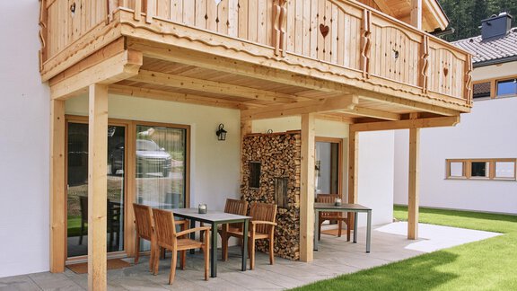 Terrasse - BrandAlm Apartments - Längenfeld