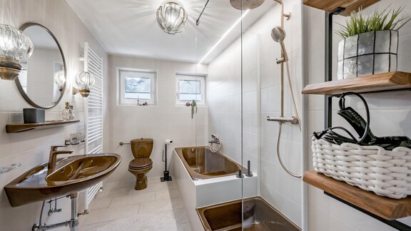 Badezimmer - Chalet Heimatjuwel - Längenfeld