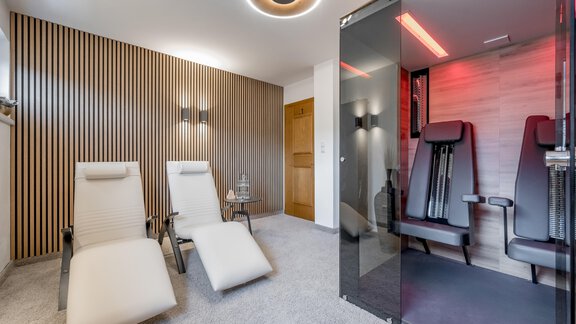 Infrarot mit Ruheliegen - Chalet Heimatjuwel - Längenfeld