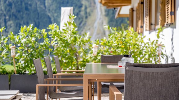 Terrasse - Chalet Heimatjuwel - Längenfeld