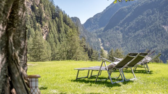 Garten - Chalet Heimatjuwel - Längenfeld