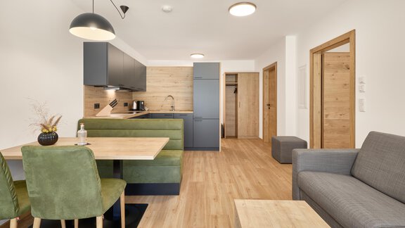 Apartment 03 Wohnküche - Das Refugium - Längenfeld