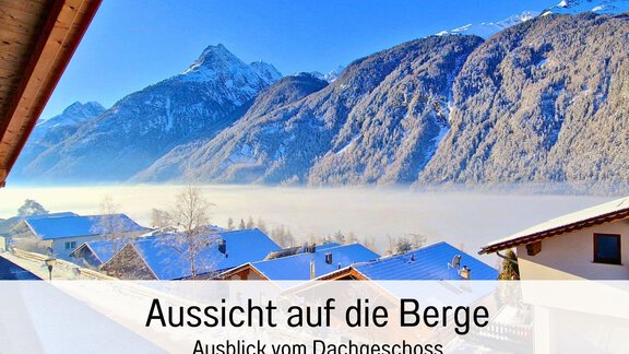 Ausblick Dachgeschoß - Elke´s Ötztal Apartments - Längenfeld