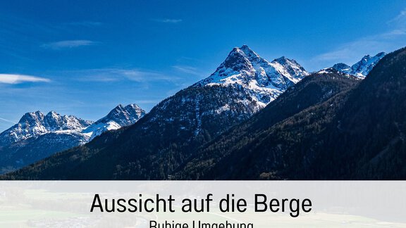 Ausblick auf die bERGE - Elke´s Ötztal Apartments - Längenfeld