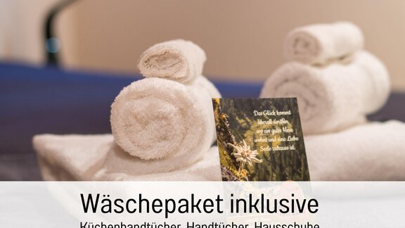 Wäschepaket - Elke´s Ötztal Apartments - Längenfeld