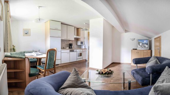 Wohnküche Bergkristall - Ferienbauernhof Wendlshof - Längenfeld