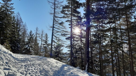 Winterlandschaft - Ferienhaus Bergblick - Längenfeld