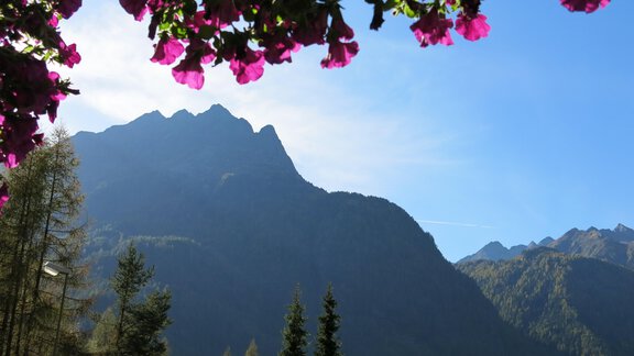 Aussicht vom Balkon - Gästehaus Judith - Längenfeld