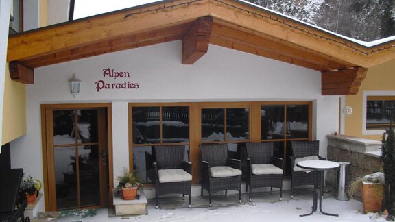 Sauna Alpenparadies - Gästehaus Waltraud - Längenfeld