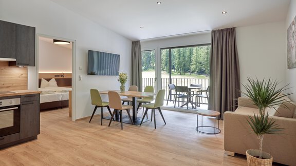 Apartment Hannesn Wohnraum - Hannesn Hof FamilyApart - Längenfeld