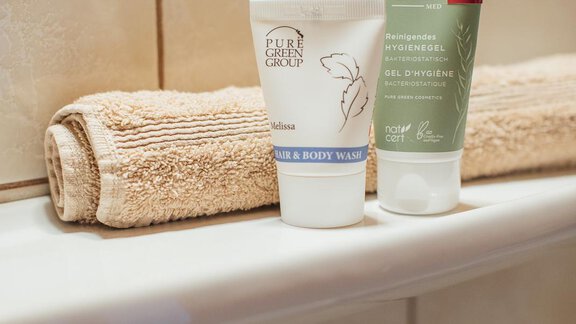 Badezimmer - Haus Heidehof - Längenfeld