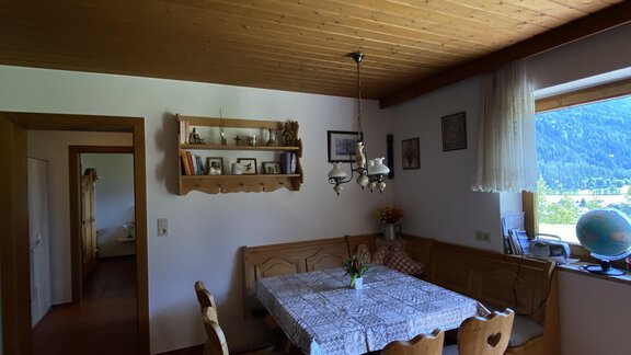 gemütliche Wohnküche mit Essecke - Haus Raimund Dependance - Längenfeld