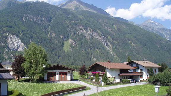 Blick vom Balkon - Haus Wiesenblick - Längenfeld