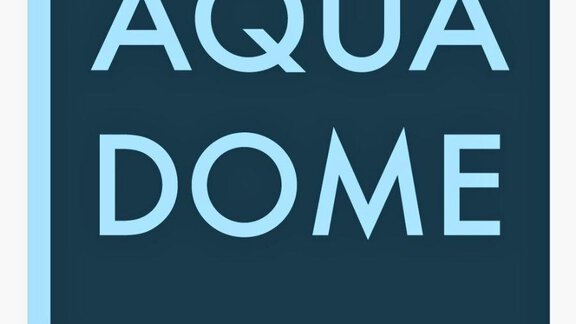Ein grafisches Poster für den Aqua Dome. Es zeigt den Zeitraum vom 15. September bis 15. Dezember 2026. - Hotel  Bergwelt - Längenfeld
