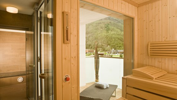 Sauna und Dampfbad - Hotel zum Hirschen - Längenfeld