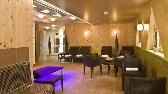 Sauna Ruheraum - Hotel zum Hirschen - Längenfeld