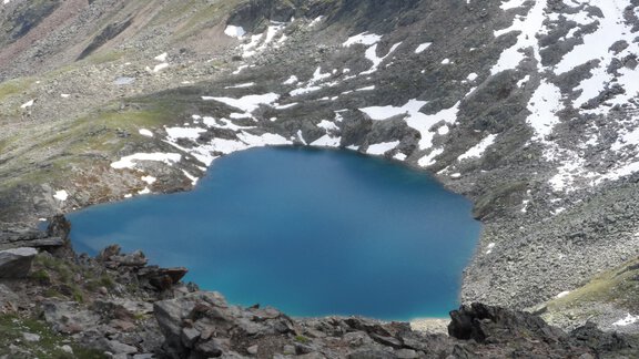 Gaislachsee Herz i. d. Ötztaler Alpen Sommer - Landershof - Längenfeld