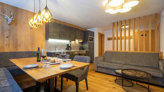 Apart2 Wohnküche maxalpin.at - MAXAlpin Appartements - Längenfeld