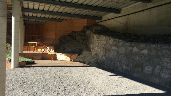 Sitzecke Garten - Urlaub im Containerhaus - Längenfeld