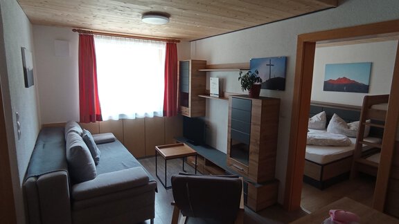 Wohnzimmer Wohnung Melanie - Appartement Lea - Niederthai