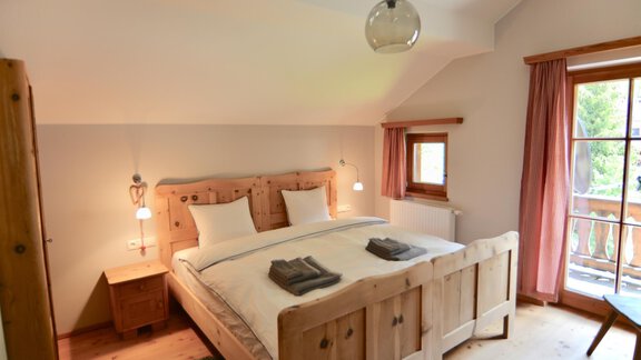 Schlafzimmer im Berghof - Berghof Niederthai - Niederthai