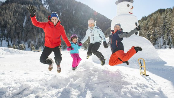 Niederthai Schneespielplatz - Haus Lärchenwald - Niederthai