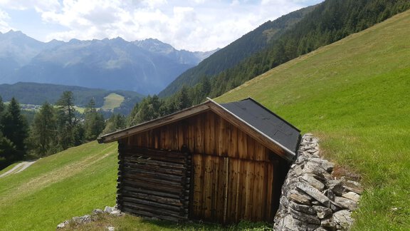 Blick nach Niederthai - Tirolerhof - Niederthai