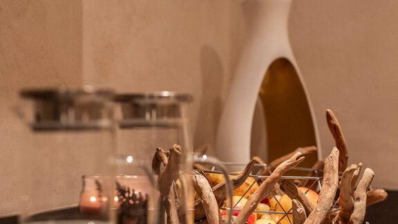 Teeküche Wellnessbereich - Dependance Villa Alpin - Obergurgl 