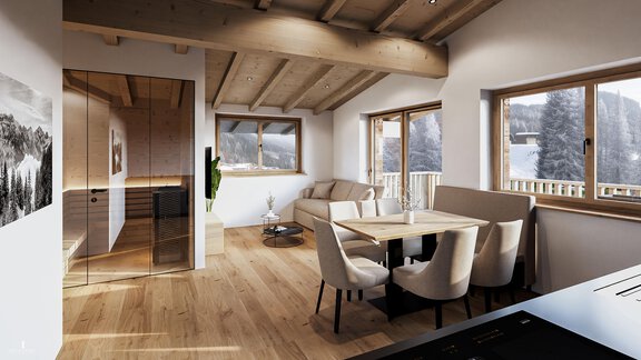 Wohnzimmer-XL - Feelfree Apartments Ochsengarten - Ochsengarten