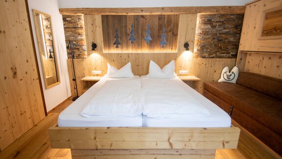 Schlafzimmer Hotelappartment - Aktivhotel Waldhof - Oetz