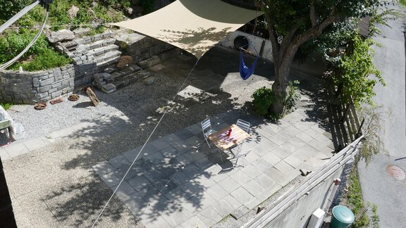 Terrasse, ehemaliger Gastgarten - Apart Auenstein - Oetz