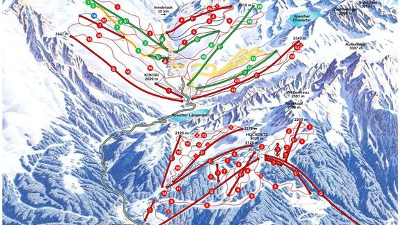Schigebiet Hochoetz - Apart Auenstein - Oetz