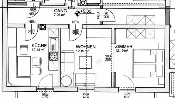 Plan - Appartement Birkheim - Oetz