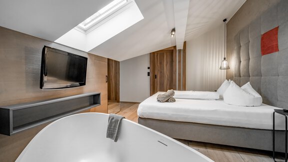 Zimmer mit Badewanne - Appartements Perberschlager - Oetz