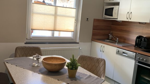 A3 Küche mit Essplatz - Appartements Schmid Peter - Oetz