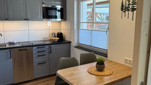 A2 Küche mit Essplatz - Appartements Schmid Peter - Oetz