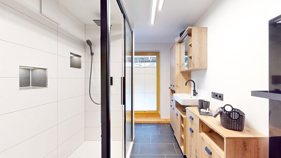 Badezimmer - Ferienhaus Hennewinkl - Oetz