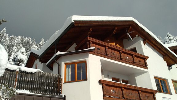 Ferienhaus Jäger im Winter - Oetz