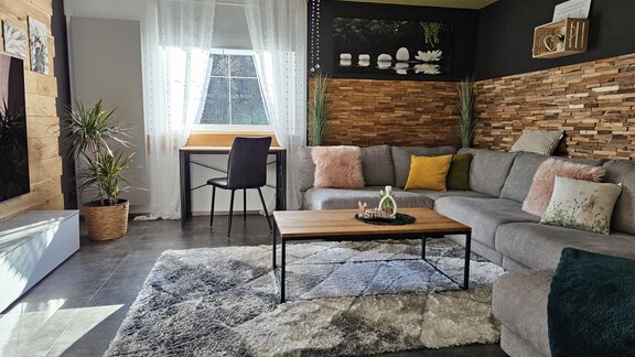 Wohnzimmer - Ferienwohnung Ache - Oetz