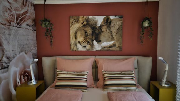 Schlafzimmer - Ferienwohnung Ache - Oetz