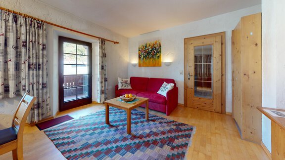 Wohnzimmer-Otz-Photo-2 - Ferienwohnung Geranie - Oetz