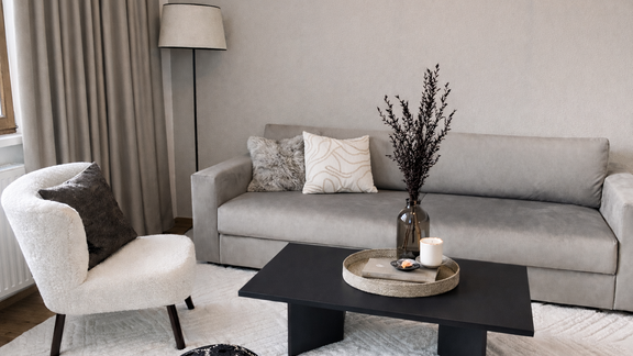 Wohnzimmer - Fina - Garten Maisonette - Oetz