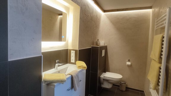 Apparement Alpenrose new bathroom - Gästehaus Pfausler - Oetz