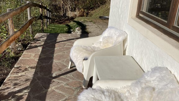 Terrasse - glückseligs Ferienwohnungen - Oetz