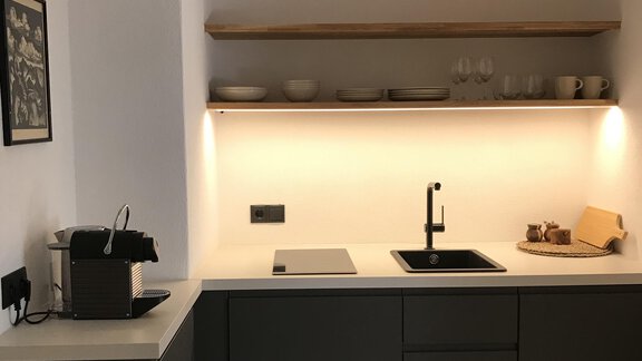 Küche - glückseligs Ferienwohnungen - Oetz