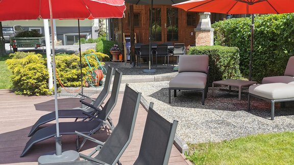 Liegeplatz Pool - Haus Monika - Oetz