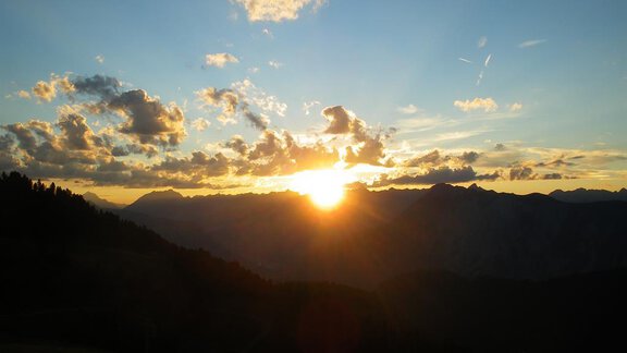 Sonnenuntergang - Neue Kühtaile Alm - Oetz