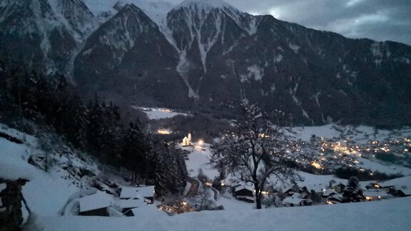 Ausblick nacht - Wieserhof - Oetz