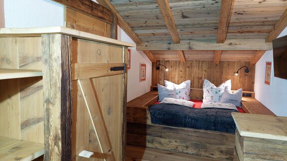 Schlafzimmer Dachgeschoss 1 - Wieserhof - Oetz