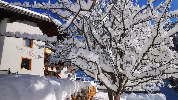 Wieserhof Außenansicht Winter 2 - Oetz